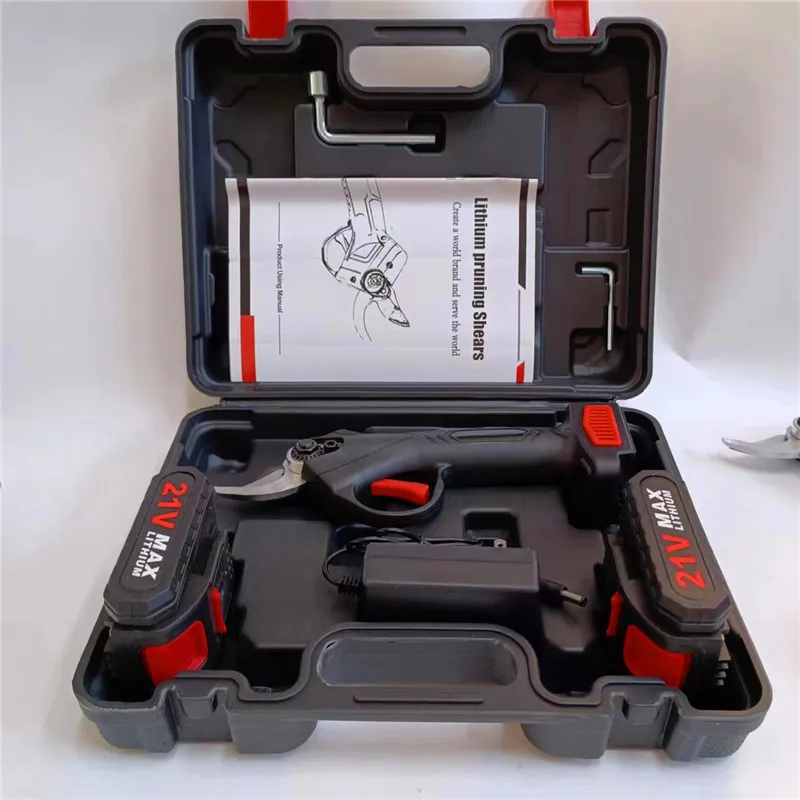 F.EASY.D Electric Pruning Shears 21v Lithium Battery Powered cut Scissors