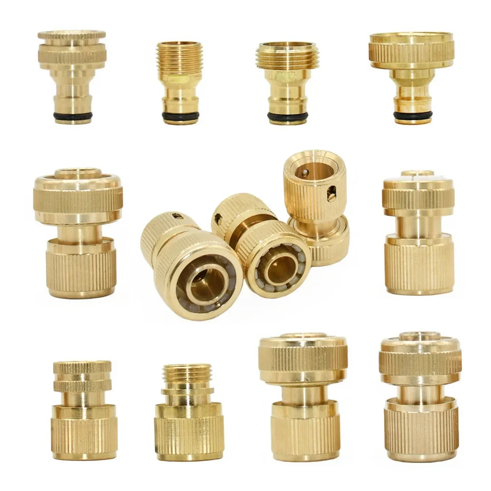 4-way Water Quick Connector High Pressure Quick Coupling For Car Washer Water Gun Adapter Joints Garden Irrigation Accessories