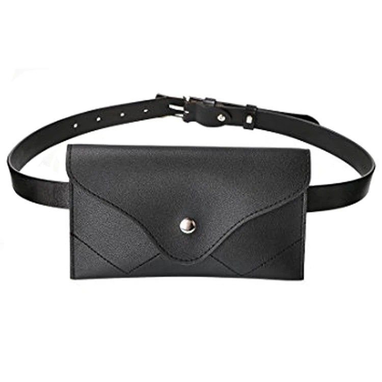 Fashion Belt Bags Womens PU Belt Fanny Pack With Removable Belt Tassel Leather Waist Pouch