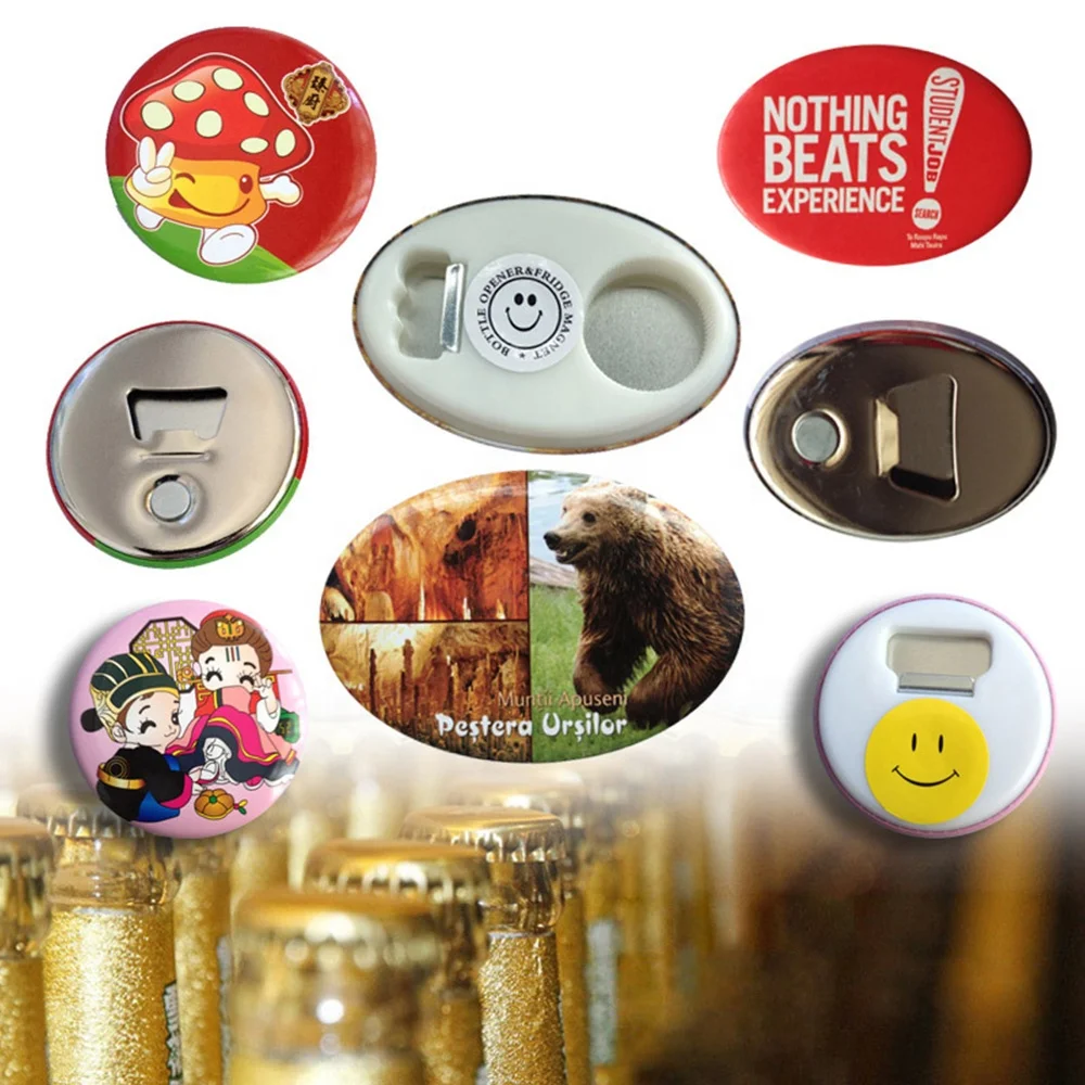 New Products Tinplate Oval Shape Bottle Opener/ Beer Opener