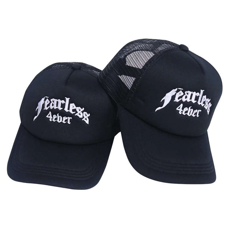 High quality custom embroidery trucker hat printing trucker caps wholesale foam net  hat custom manufacturer topi caps factory