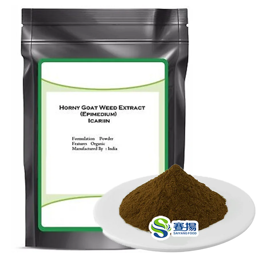20% Икариин 60% 98% Лидер продаж экстракт травы роговой козы порошок Themra Epimedium