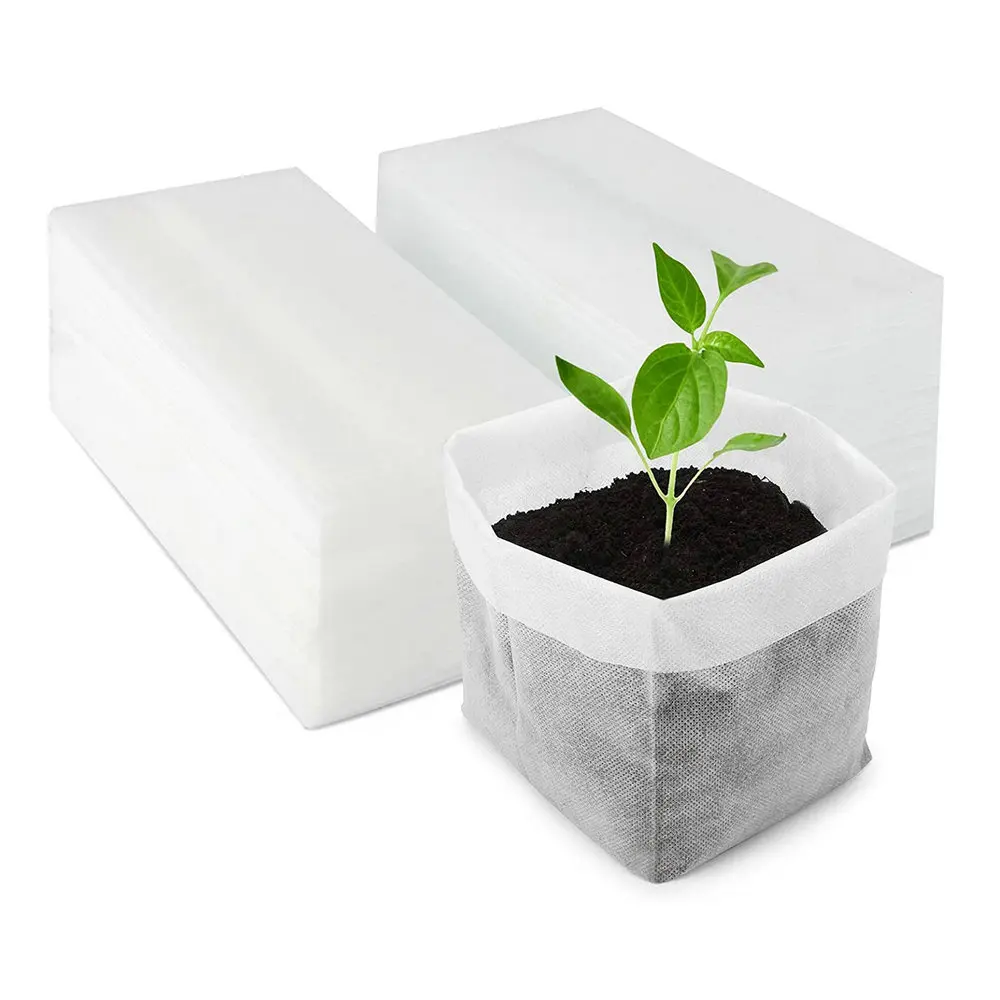 Flowers fruit tree seed starting biological seedling fabric pots growing non-woven bag for planting