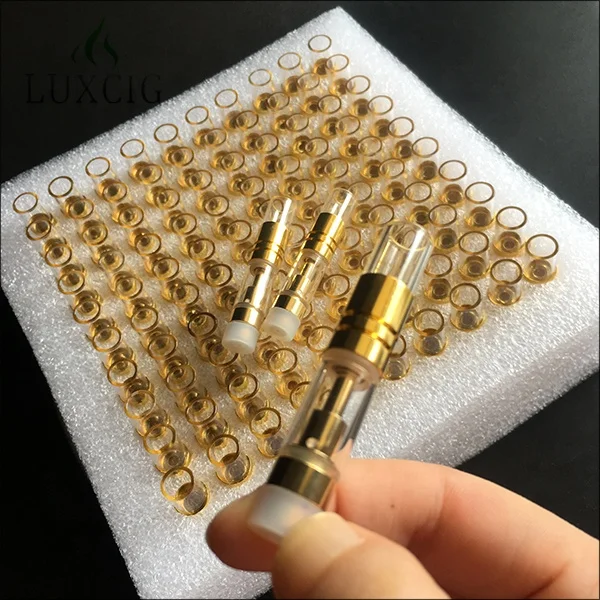  Стеклянный мундштук Керамические Золотые картриджи для вейпа CBD TH205 керамическая катушка вейп корзина 0 5 мл 1 M6T G5 керамические