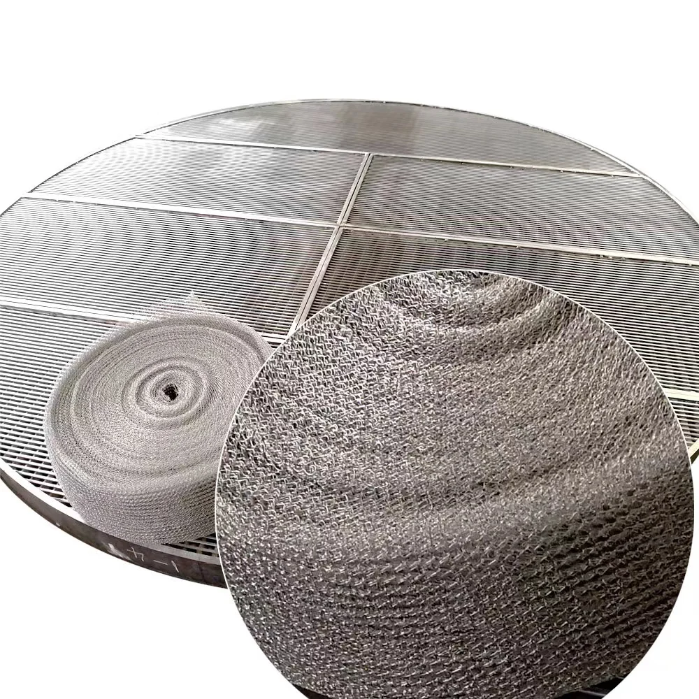 304 316l Wire Mesh Demister Pad With Density Of 120kg/cbm