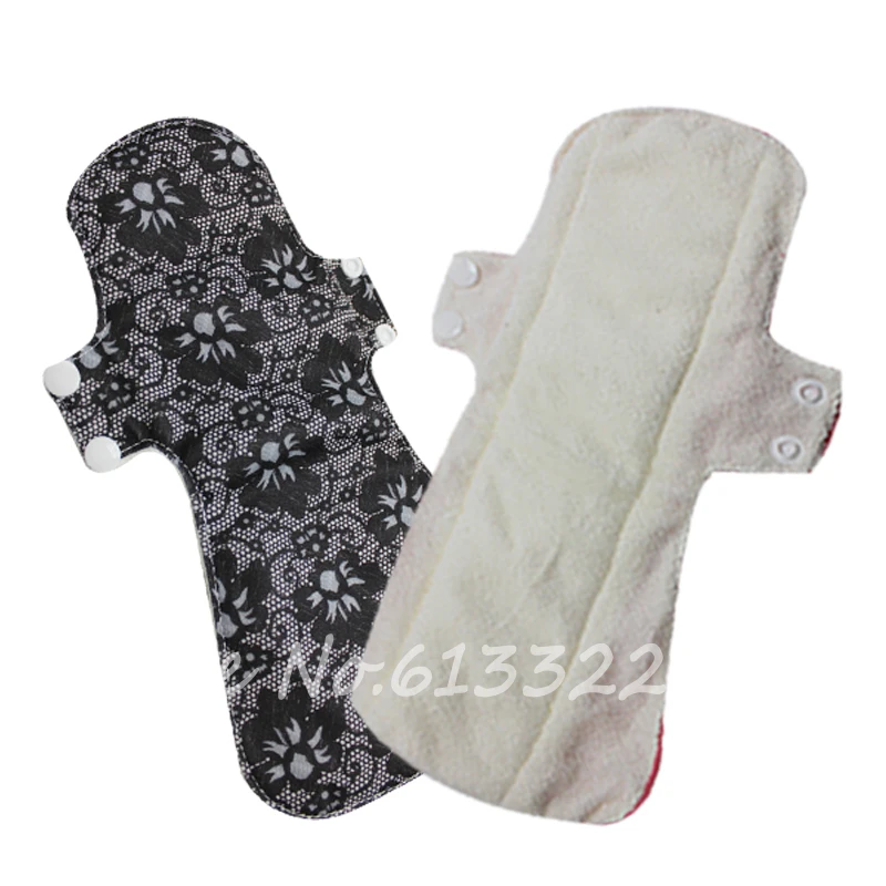 
Wholesale Free Bamboo Maternity Sanitary Pads Reusable Lady Menstrual Pads Washable 