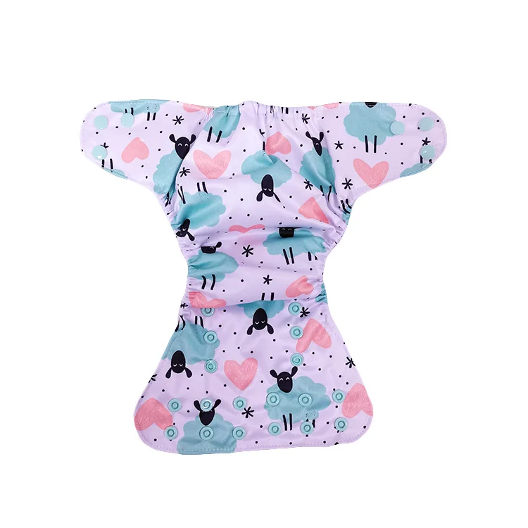 Reusable cloth diaper baby newborn cloth diapers AIO baby cloth diapers washable