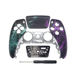 Customized Game Controller shell for PS5 Front Housing Cover Case Shells Touch Pad for Play Station 5 Joystick BDM010 faceplate