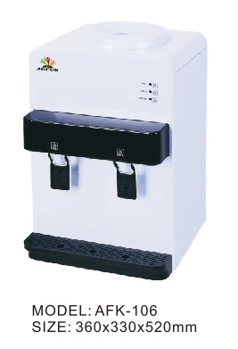 Mini concise style household commercial and office table model hot and cold top filled water drinking fountain  drinking forhome