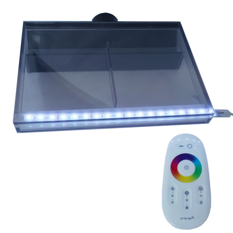 Небольшой водопад для внутреннего дворика со светодиодной подсветкой, пластиковый Водопад для пруда