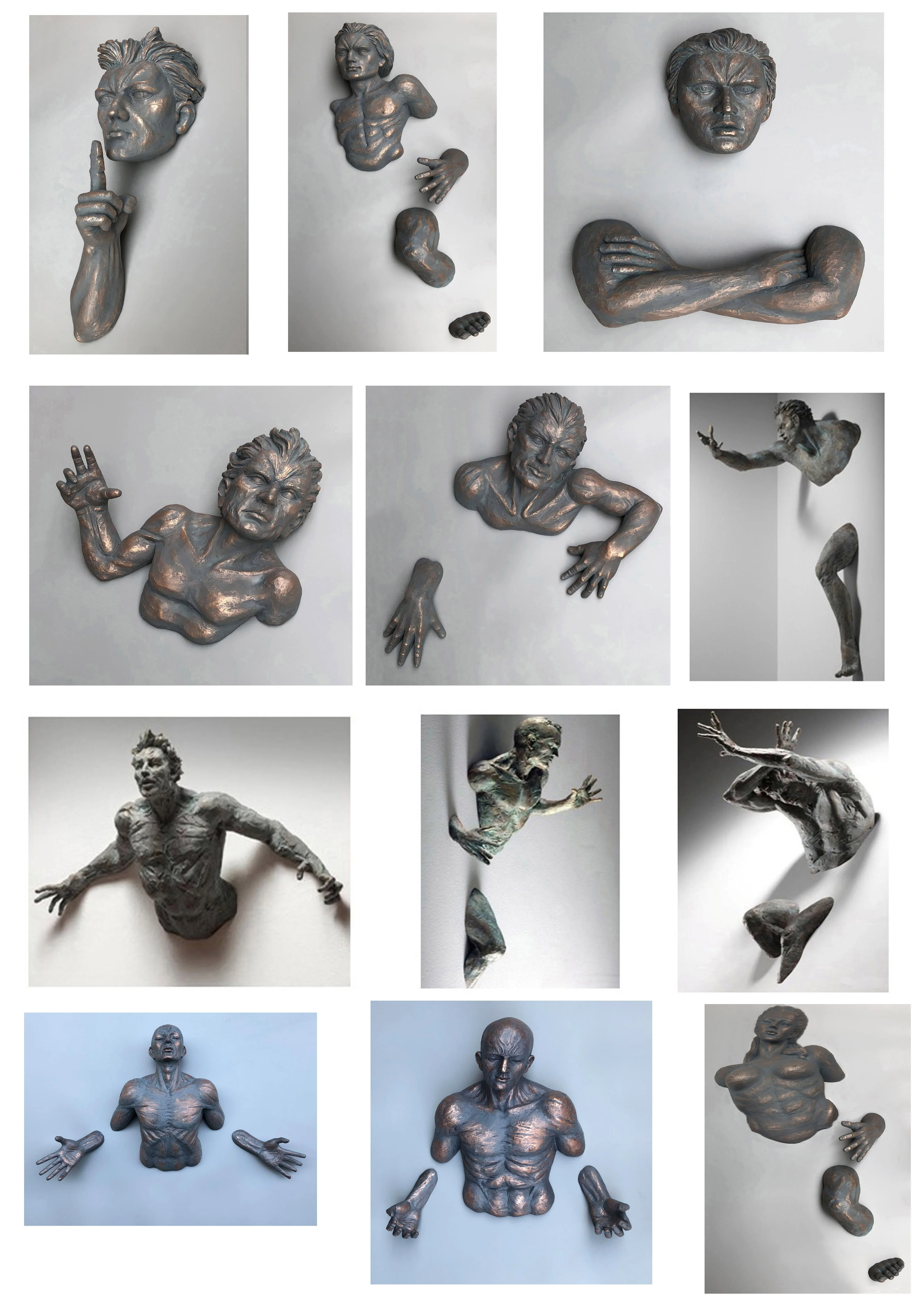 Рельефные настенные скульптуры