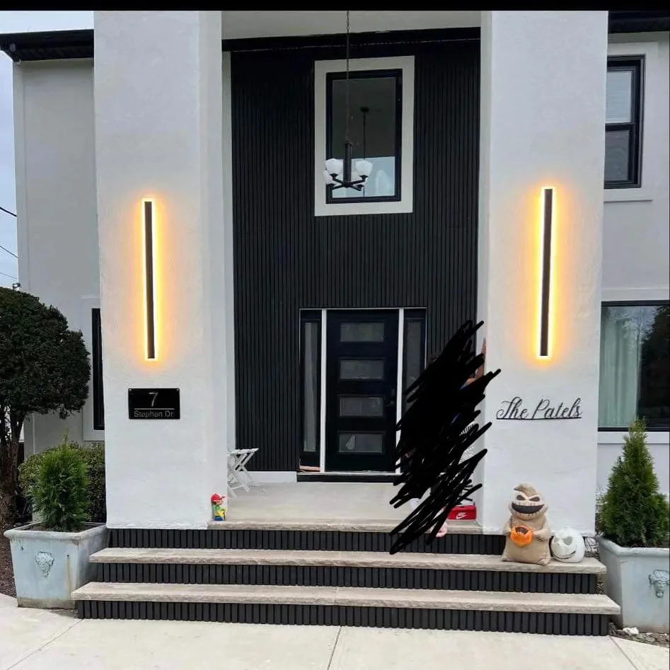 co-extrusion  3d Morden exterior outdoor wpc wall panel wall cladding