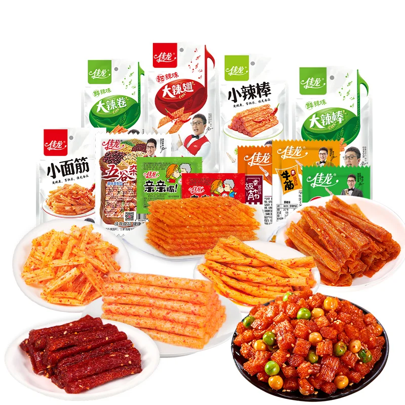 Китайские острые Закуски вкусные китайские особенности острая веганская закуска фаст-фуд Latiao