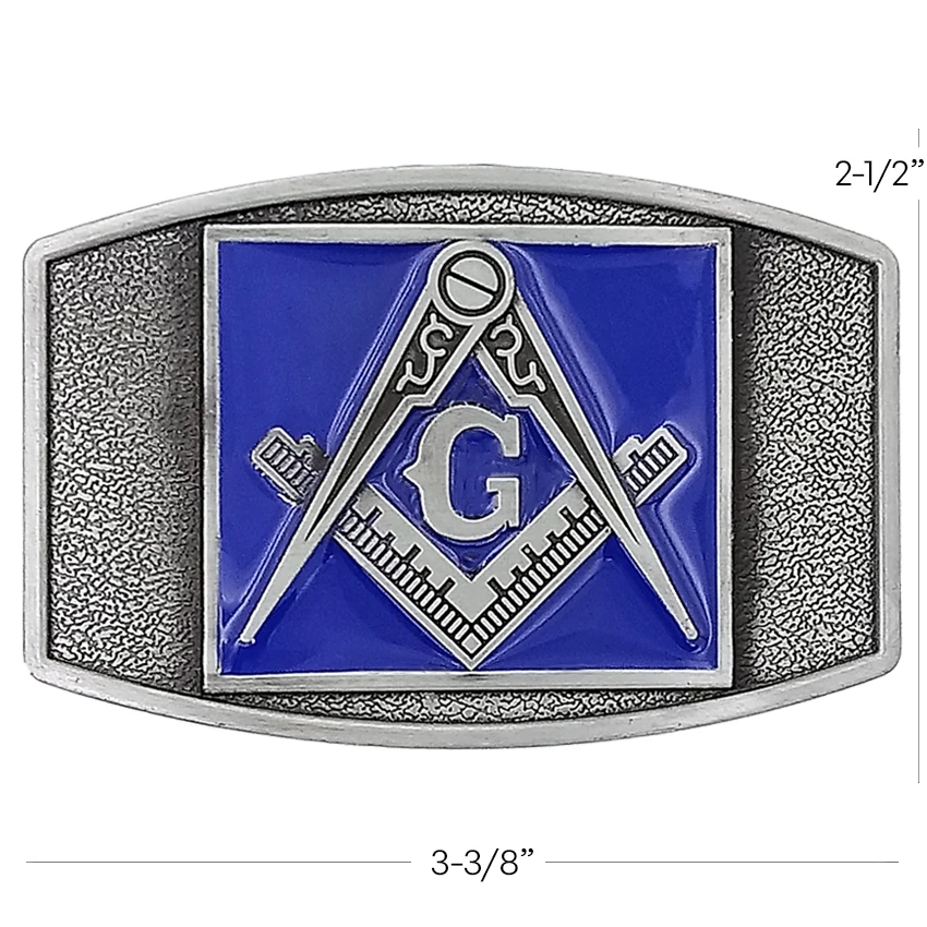 Masonic Symbol Belt Buckle