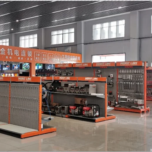 Metal New Design Trimmer display Rack for model trimmers edgers and brush cutters display stand