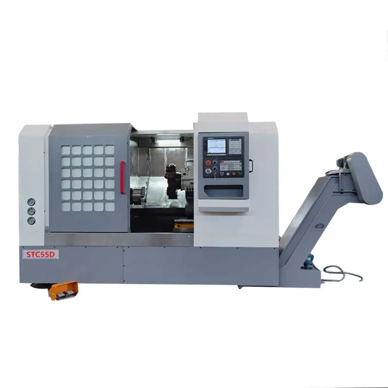 CNC Turning Center Slant Bed CNC Machine 12-station Power Turret Cnc Lathe Machine China Manufacturer