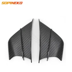 Wholesale ABS Universal Carbon Fixed Fairing Side Wing Fixed Spoiler Aerodynamic Winglet Wing for Ducati Kawasaki Yamaha Honda