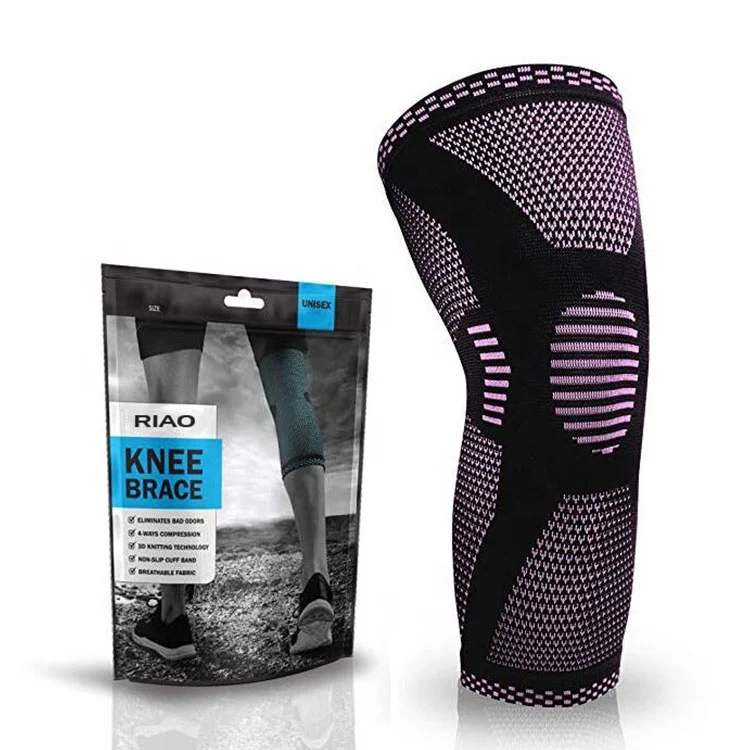 Gym Custom Safety Leg Knee Sleeve Support Compression Sleeve Knee Brace