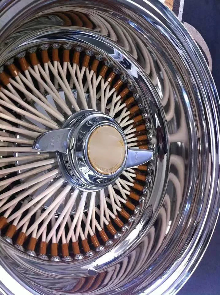 other hot for old car classic Cadillac Chrys 22 inch 40cr 140 spokes  alloy aluminium forged wire wheels wire Rim