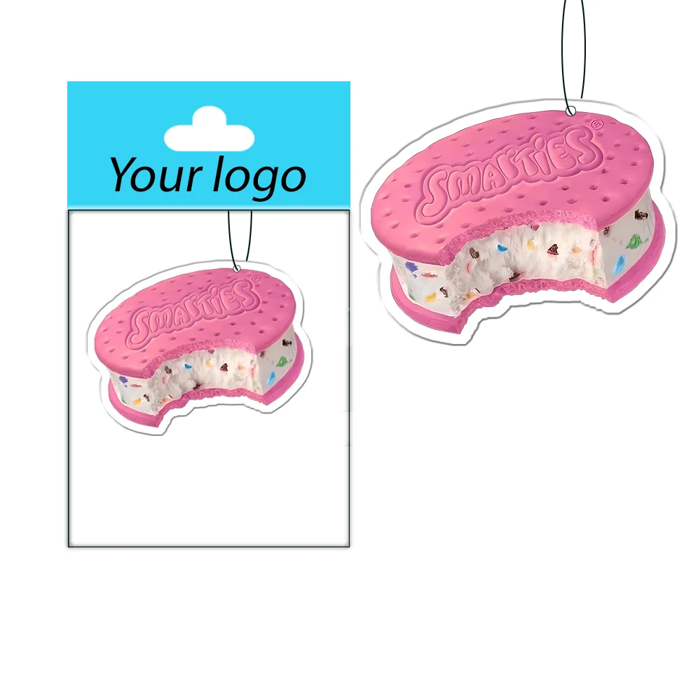Free sample Custom fragrance home air freshener Custom printer cartoon high quality paper car air freshener