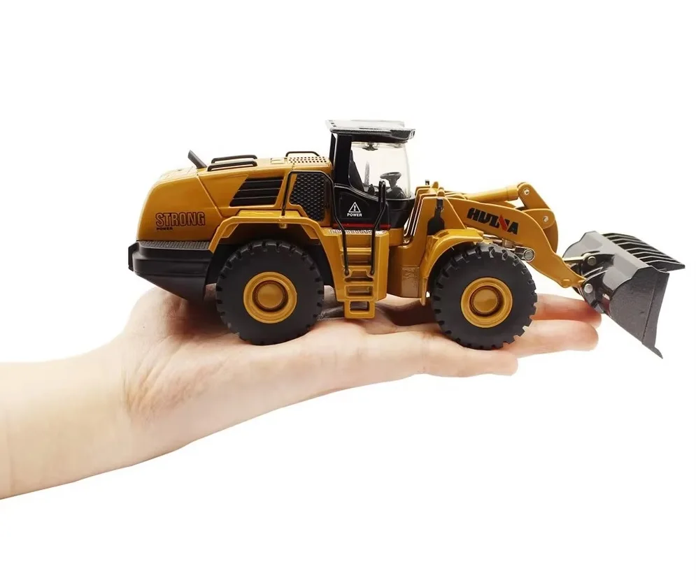 Construction Truck Alloy Toy Model Metal Small Diecast Bulldozer 1:50 SJY-1714 1/50 Scale Die-cast Dozer Engineering Vehicle