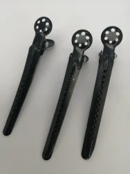 Factory Price  Aluminium Yellow Hair Sectioning Clips In Hair Extension