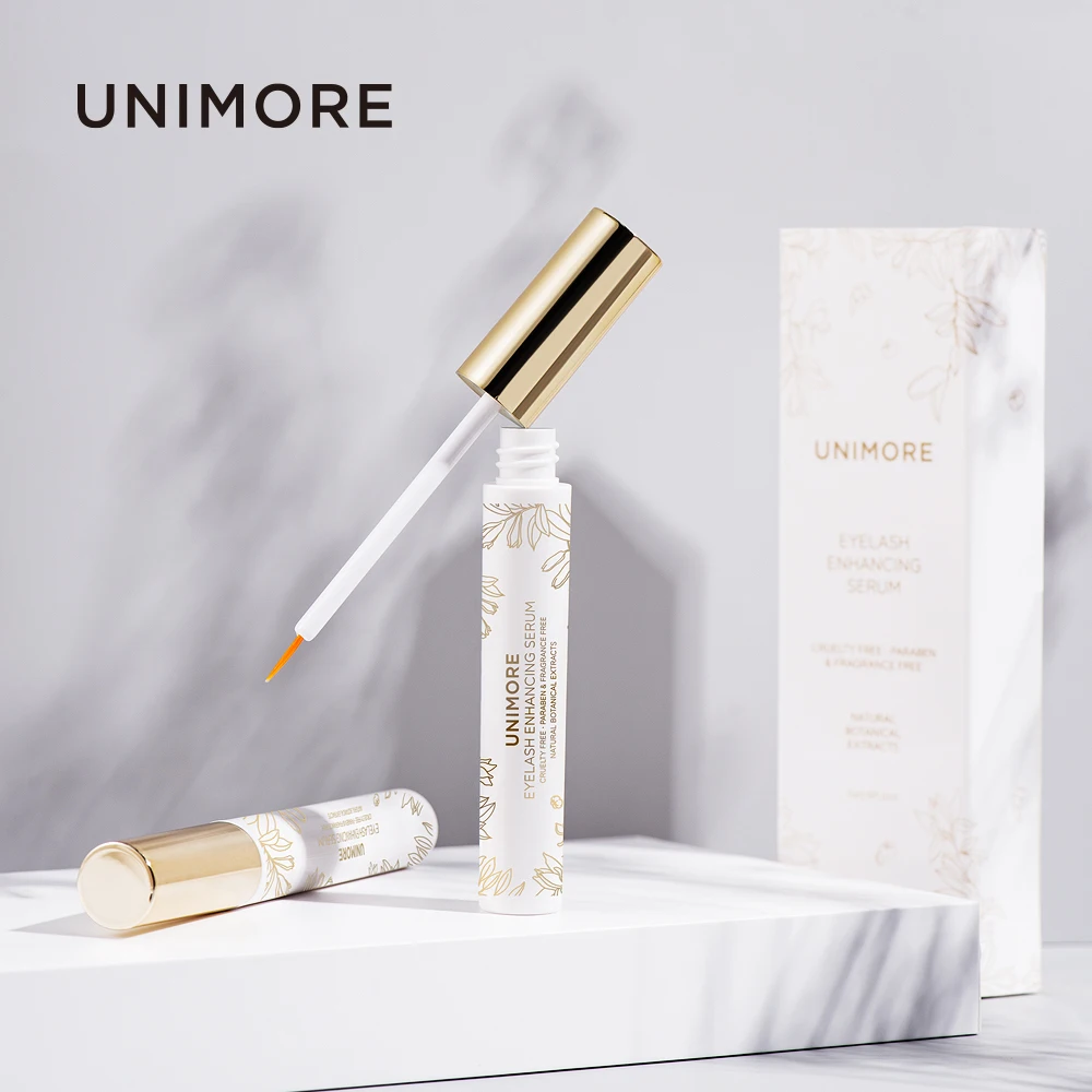 Unimore keratin eyelash conditioner serum growth tube logo eyebrow enhancers