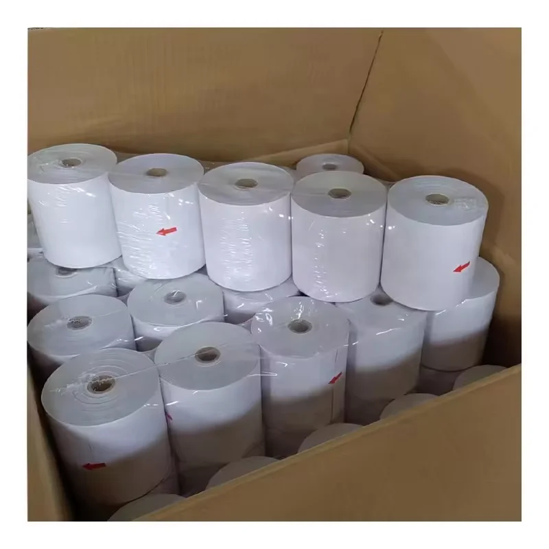 57mm Photo Printer Thermal Paper Rolls White Adhesive Printing Sticker for Mini Label