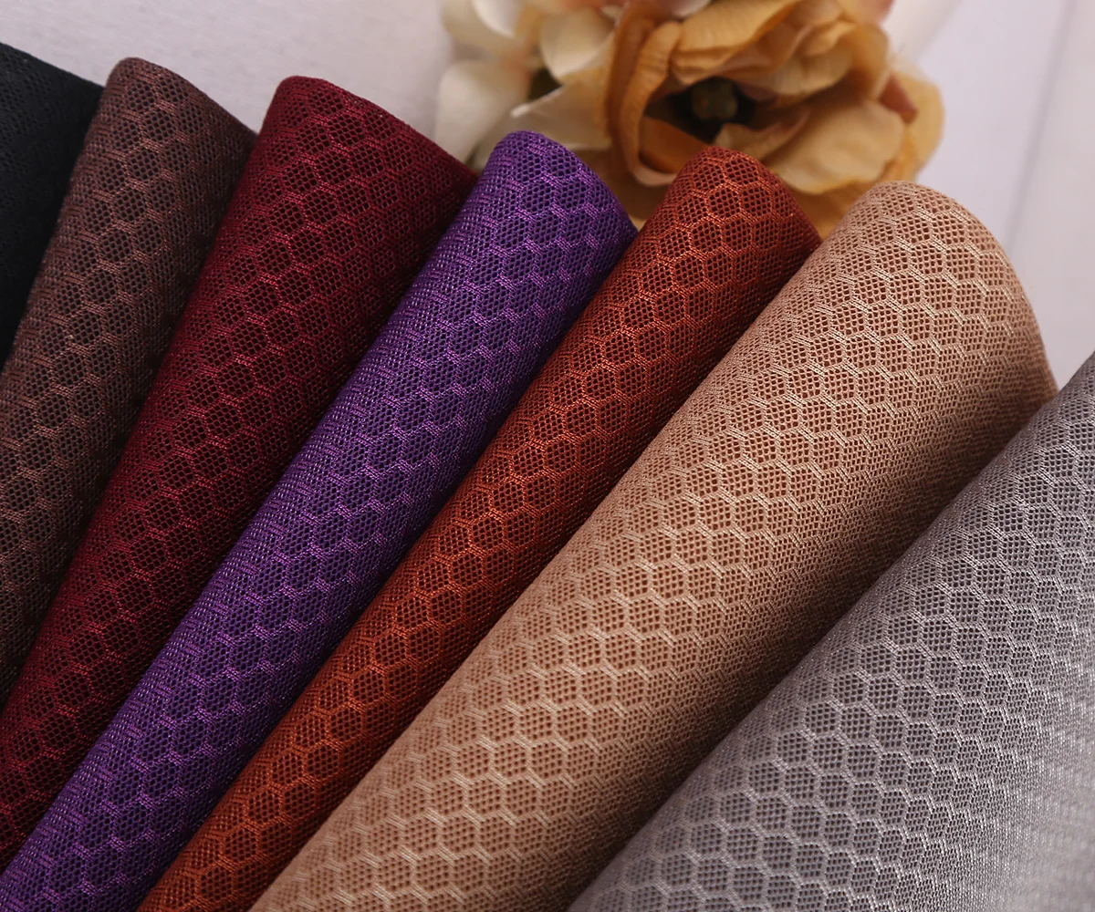 Factory Wholesale 3d Spacer Air Sandwich Football Pattern Mesh Fabric For Shoes Chair Cover