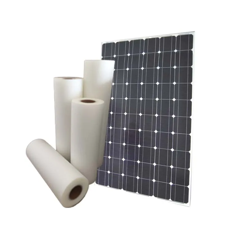 UV cutoff transparent solar eva film for solar panel encapsulation
