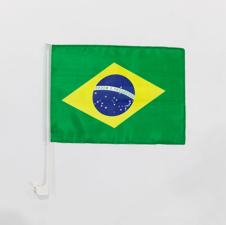 American flag digital printing polyester 30*45cm car flagpole truck flag personalized car flag