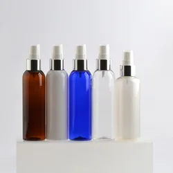 150ml milliliter round shoulder plastic bottle lotion is divided into spray bottle of flat shoulder anodized spray spray