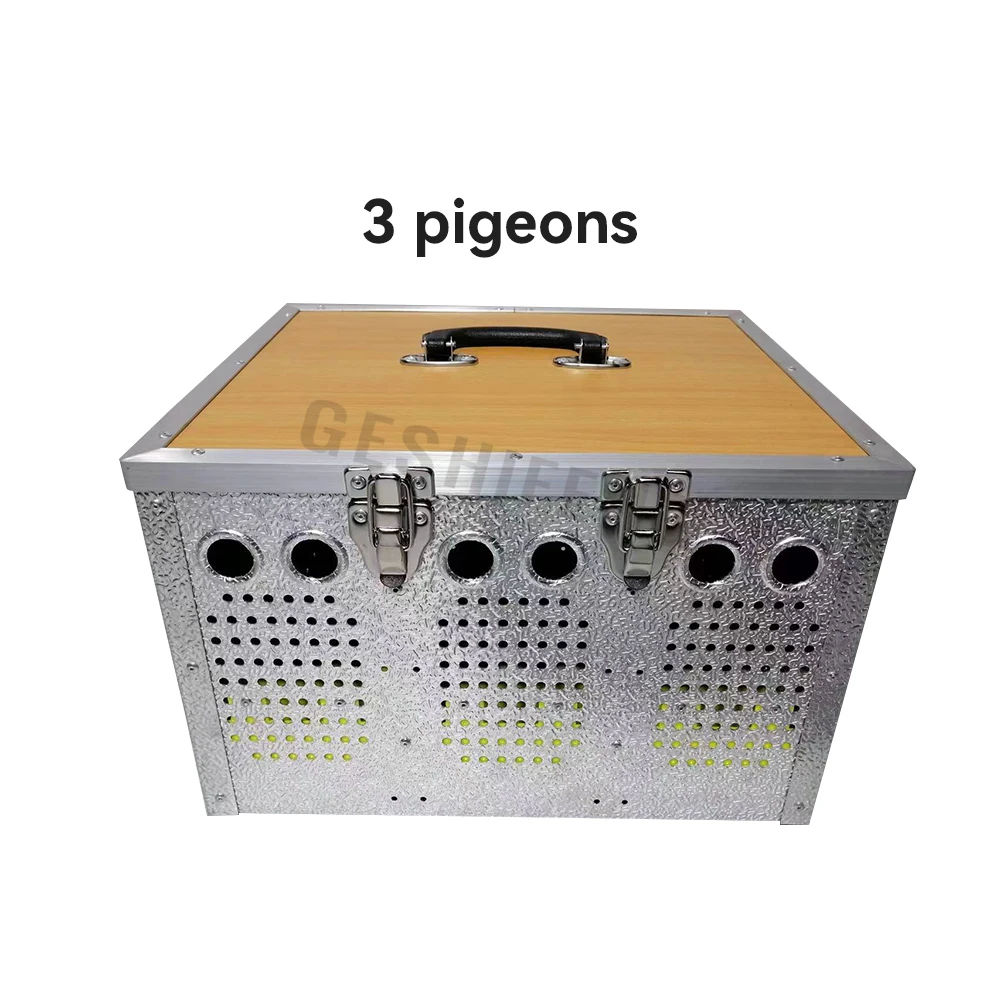 Cheaper Price Foldable Aluminum & Wood Material Transportation Pigeon Cage