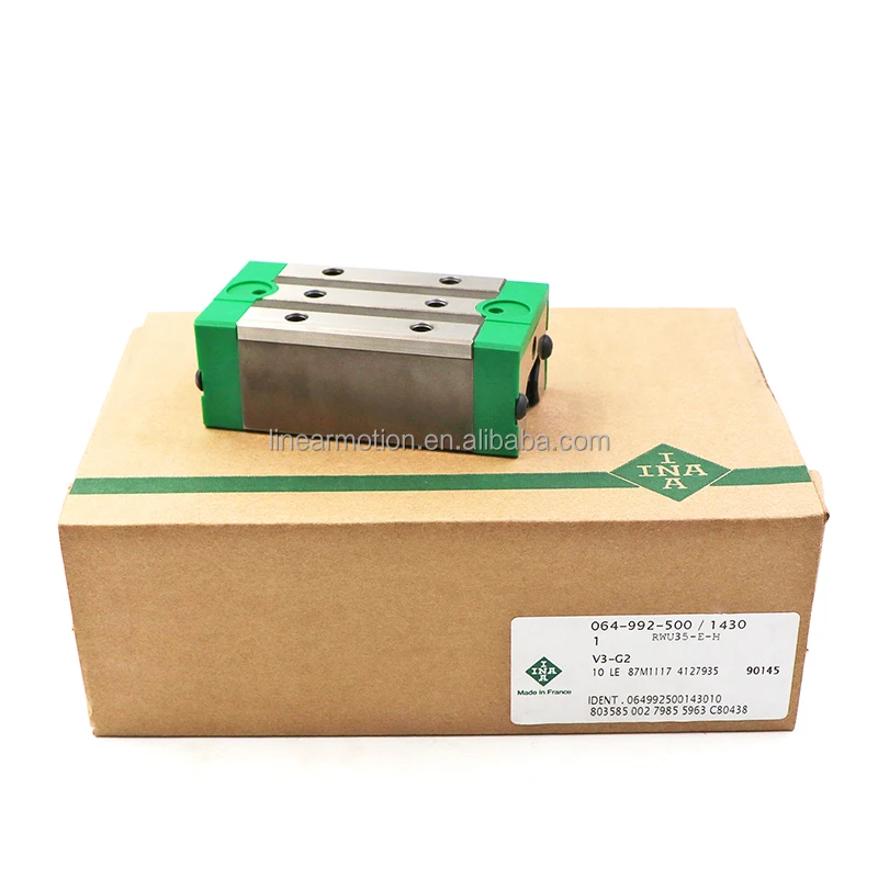 Original RWU25-E-H Linear Guides sliderl Original RWU25E-H-G1-V3 Recirculating Ball Bearing Carriage Linear Guideway