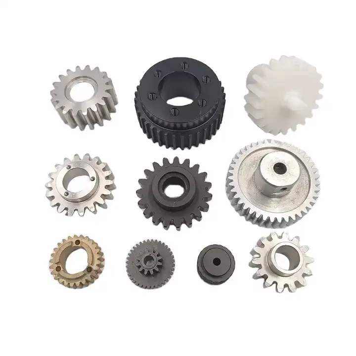 Straight Spur Helical Bevel Worm Gear Steel Stainless Brass Nylon Plastic Custom Special Steel Spur Gear