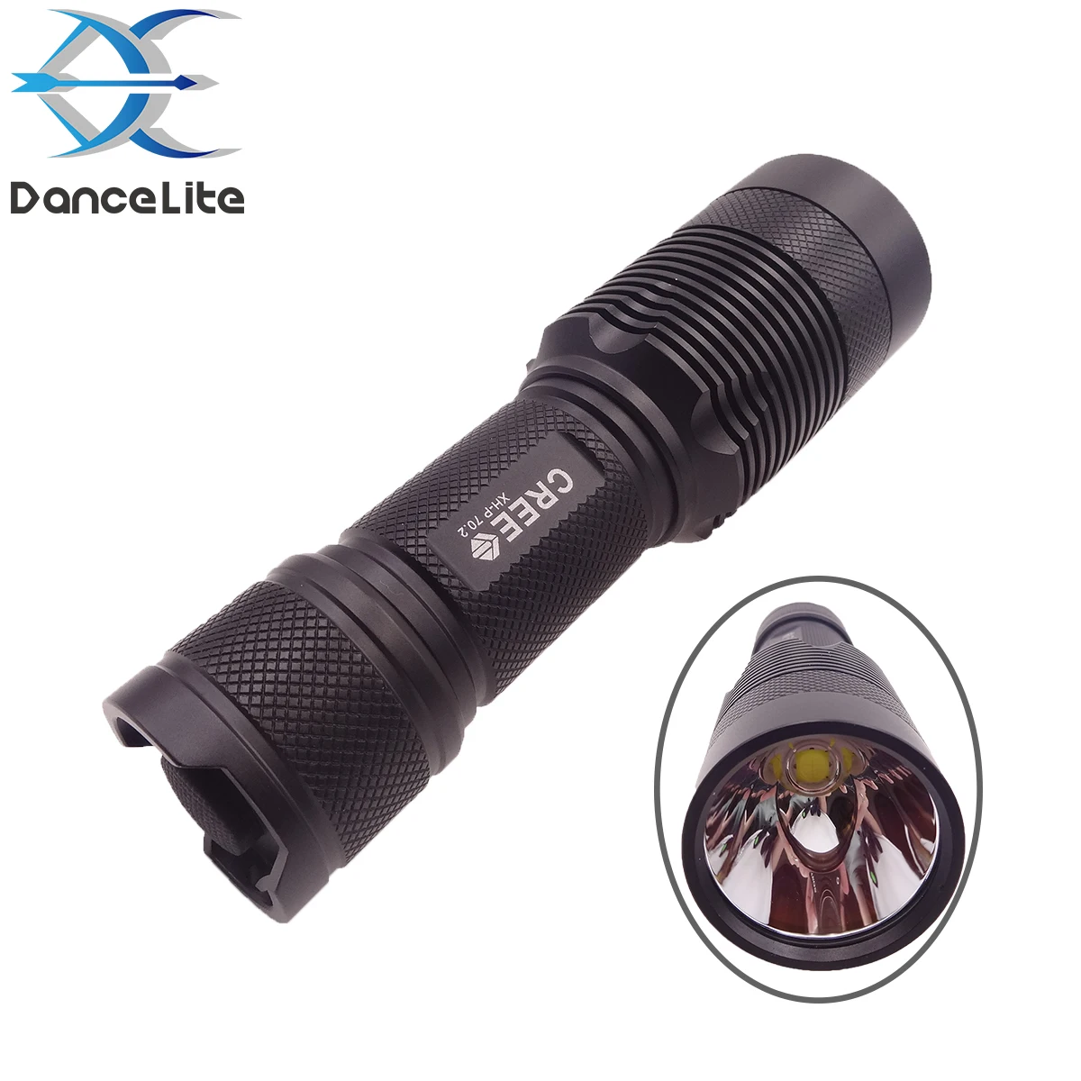 C8.2 3800Lumens 26650 Flashlight XHP70.2 Super Bright LED Torch Self Defense Lantern For Outdoor Hunting