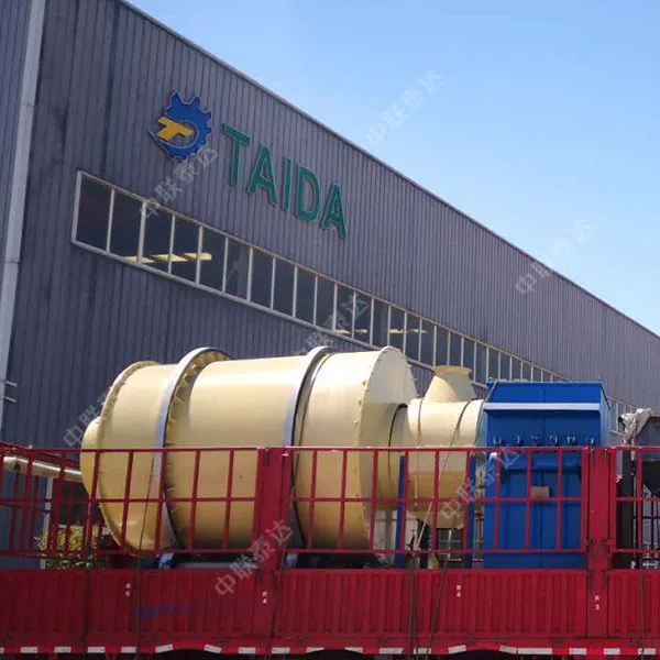  Продажа от производителя трехцилиндровая вращающаяся барабанная сушилка для известняка фелдспара алмазного силикагеля