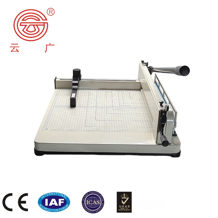 858 heavy duty Office Manual Desktop Paper Cutter High Efficiency Thick Layer Guillotine A4 Paper Trimmer