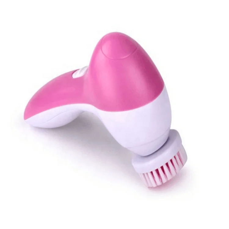 Массажная электрическая щетка для ухода за лицом, беспроводная щетка для чистки лица