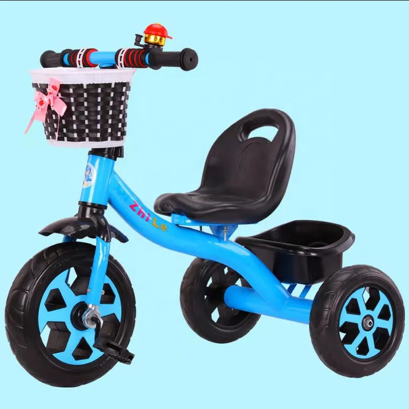 Hot Sell Indoor Children Aluminium Balance Mini Kick Bike Kids Ride On Car Tricycle 3 Wheels Balancing Baby Walker