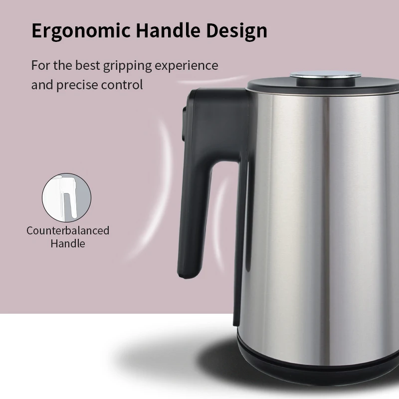 Wholesale OEM ODM Auto Shut-Off fashion stainless steel hot water boiler electric kettle for home use