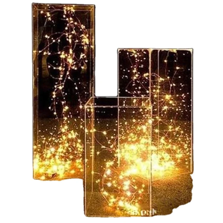 Set Of 3 Centerpieces Crystal Decorative Wedding Acrylic Flower Stand Lucite Plexiglass Wedding Party Centerpieces