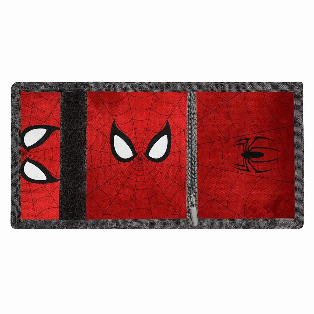 2022  Whole Spider Cartoon Kids  Girls Boys  Wallets  Zipper Coin Pocket Card Holder  Purse