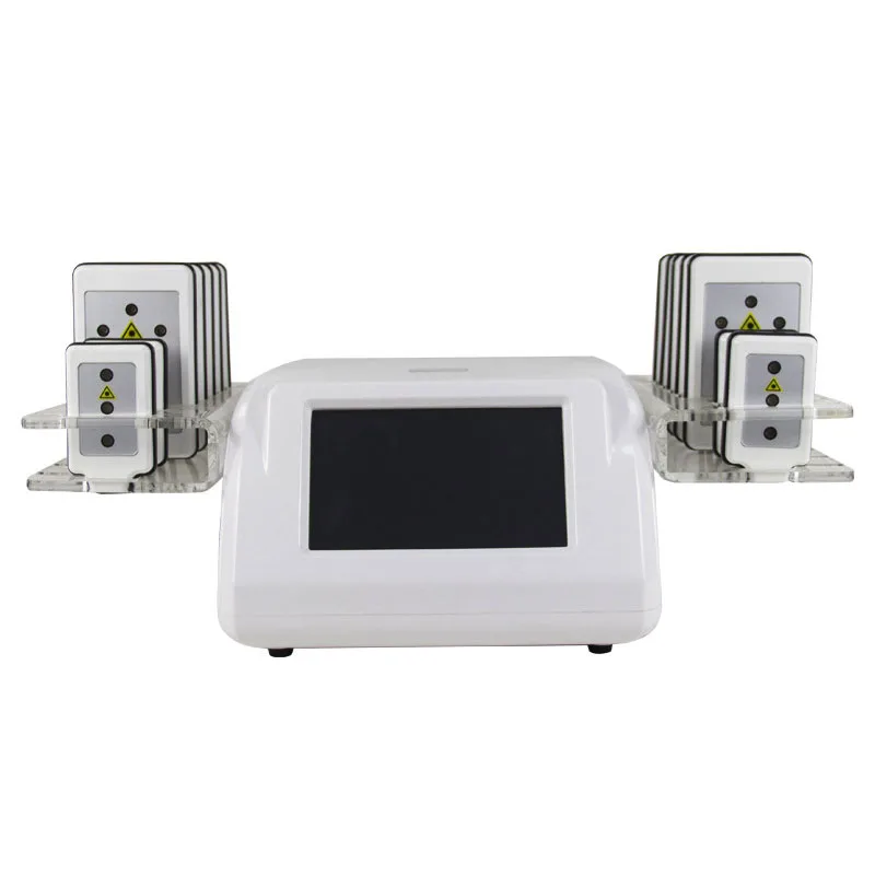 Beauty device fat burning dissolution lipolaser slimming machine with 14 pads 650nm wavelength diode lipo laser slimming machine