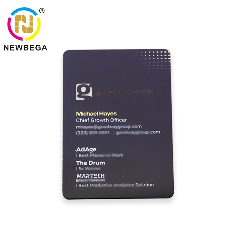 Custom Design Digital Rfid Business cards Pvc Matte Nfc business card