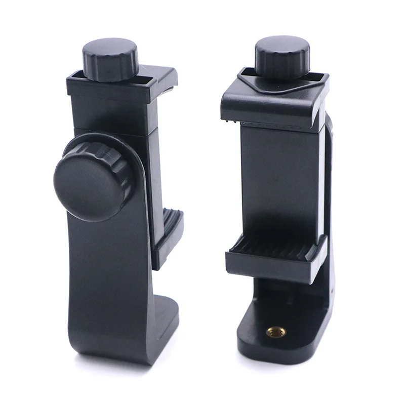 Smartphone Holder Vertical Bracket with 1/4-inch Tripod Mount Phone Clip Tripod Adapter Compatible with iPhone