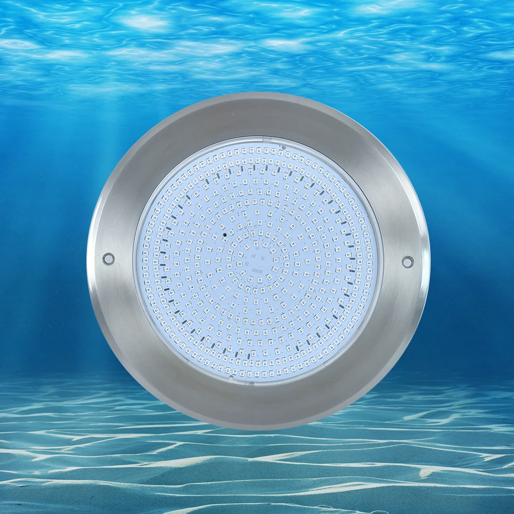 Modern exquisite craftsmanship waterproof LED stainless steel ultra-thin swimming pool light