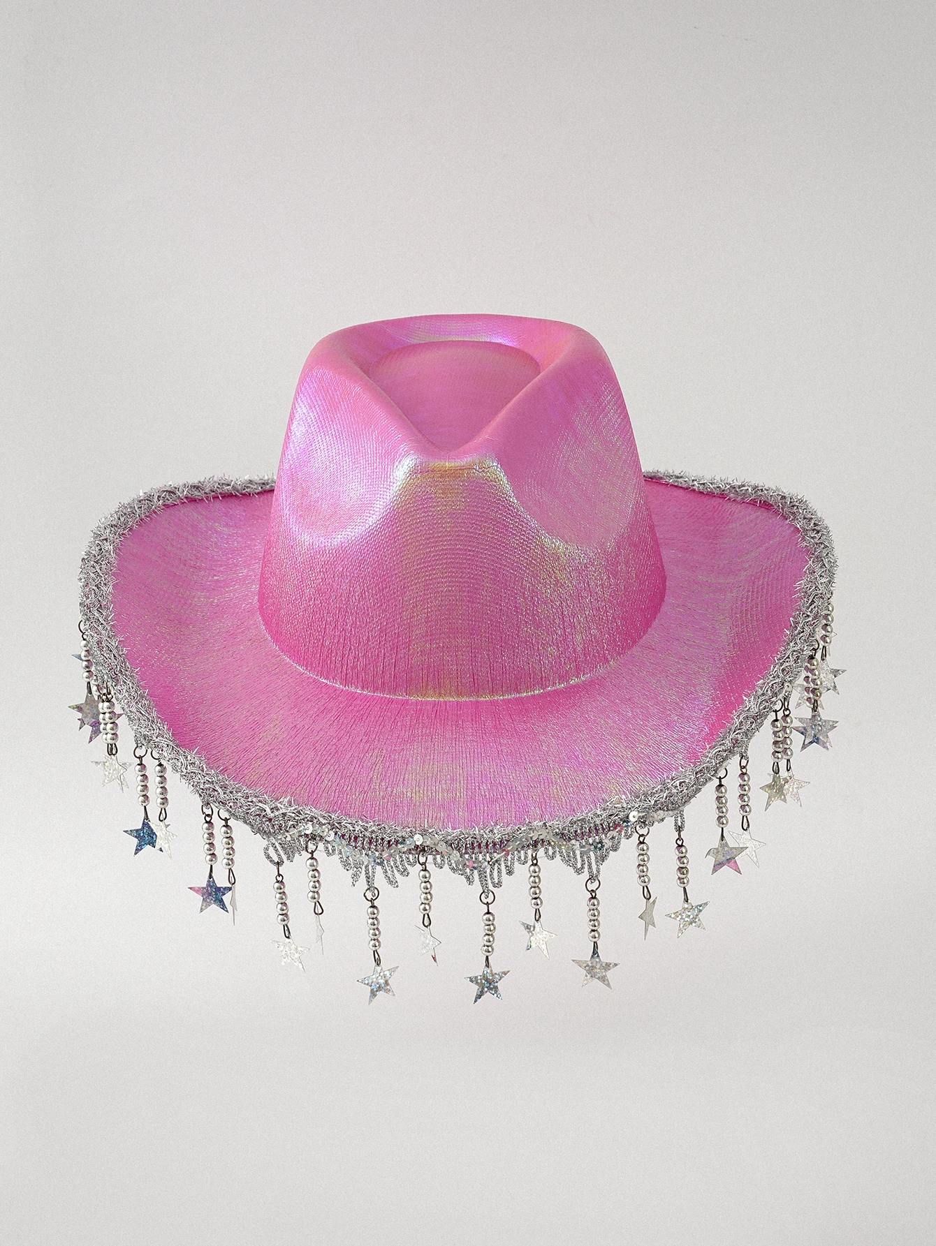 Women Sparkly Metal Rivet Western Cowboy Hat Bachelorette Party Hen Party  Cowgirl Hat Fedora Hats Bridal Shower