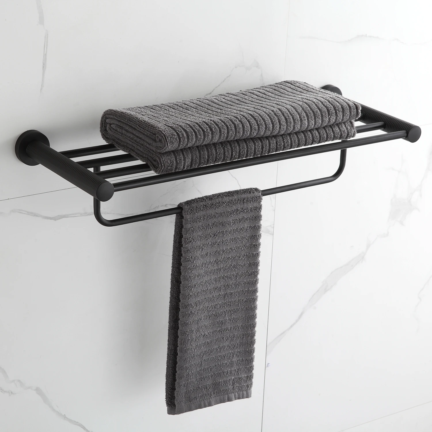bathroom towel shelf Hotel Rack Bathroom Towel Shelf Holder Zinc Alloy wall mounted bathroom towel rack