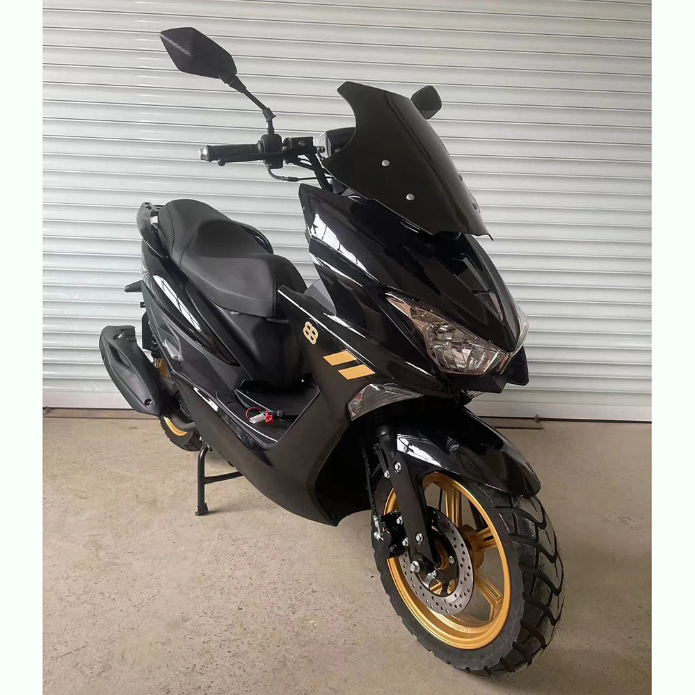Factory Direct Sales of Cheap 50cc Gasoline Motorcycles Petrol Scooters CDI Ignition Adult Size 80cc 150cc Models Available